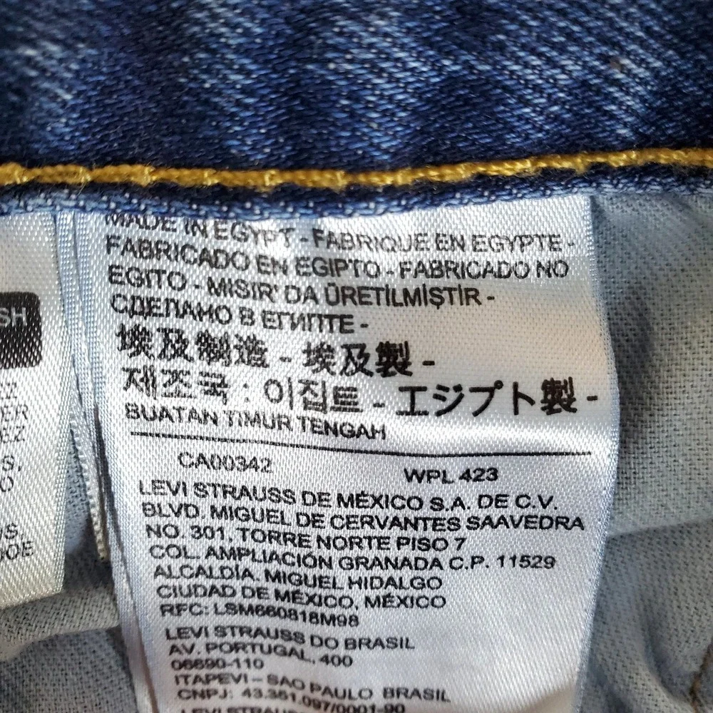 LEVIS 501 Men's Blue‎ Jeans 36X30 ACTUAL MEASURE 36X29.5 Straight Button Fly Y2K